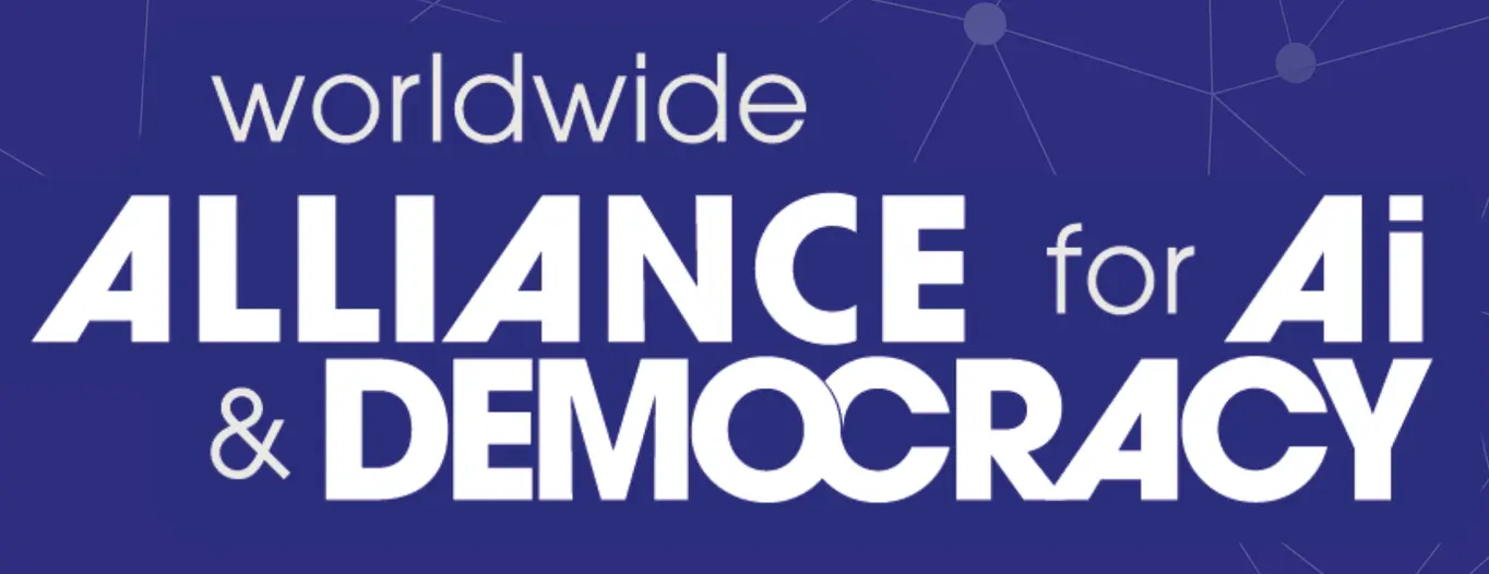 Logo for Worldwide Alliance for AI &amp; Democracy