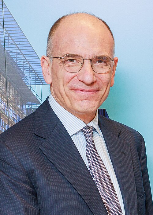 Portait of Enrico Letta
